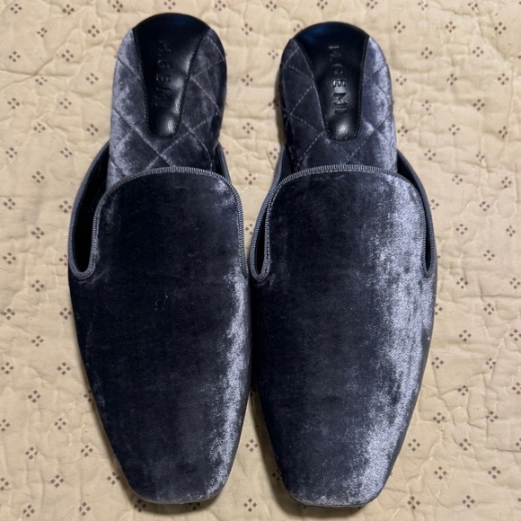 M. Gemi Crushed Velvet Calma Slides Sz 8/38 New - Picture 4 of 4